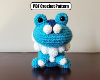 Froakie Amigurumi Crochet Pattern