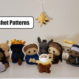 Full Nativity Set Crochet Patterns