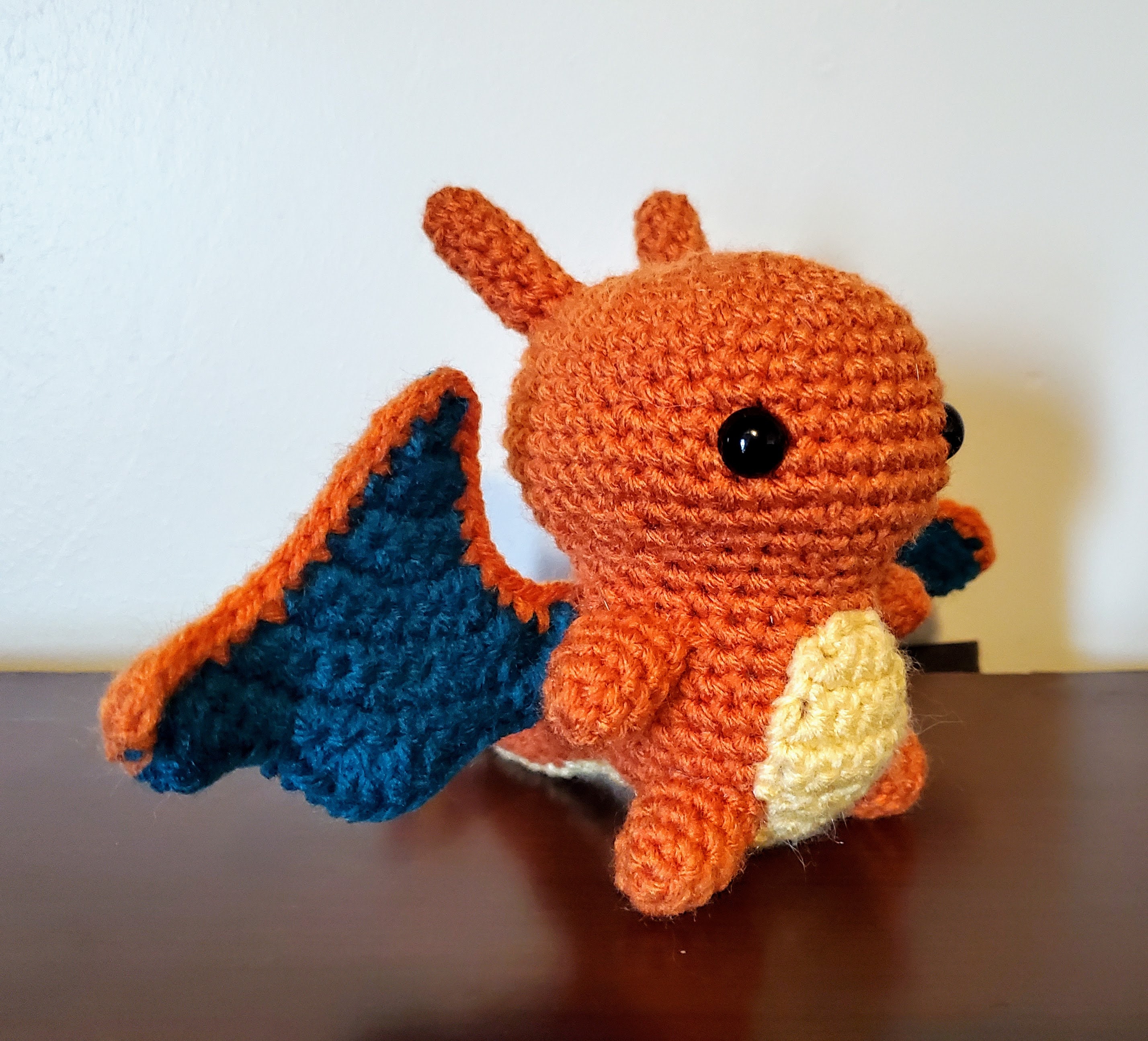 Charizard - 4” Handmade Pokémon Amigurumi Crochet Plush