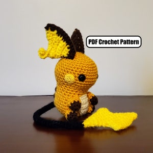 Raichu Amigurumi Crochet Pattern