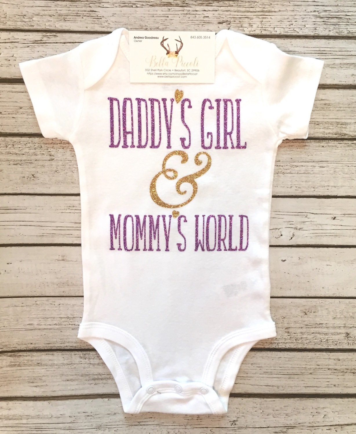 Baby Girls Clothes Daddy's Girl & Mommy's World Etsy