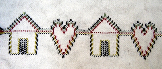 Home Is Where The Heart Is Swedish Weave Digital Pattern Etsy