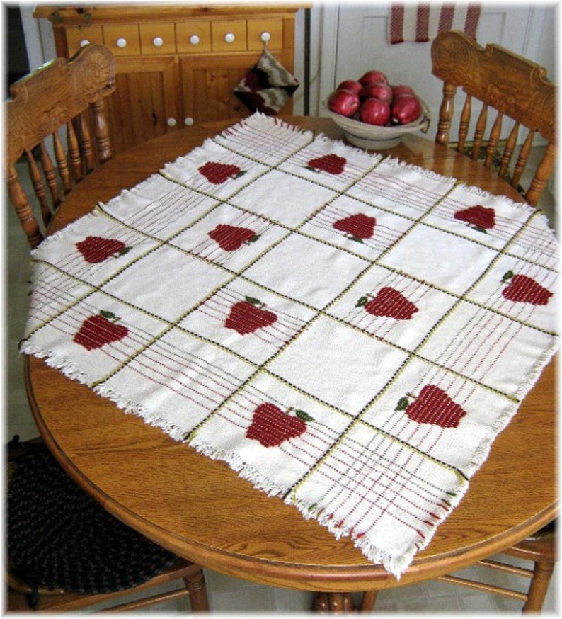 Apple Swedish Weave Digital Pattern - Etsy