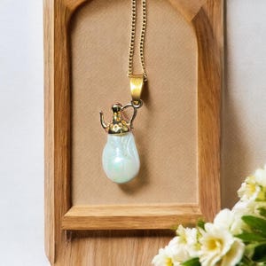 Baroque Pearl Kettle Pendant Necklace: Gold Filled kettle Jewelry