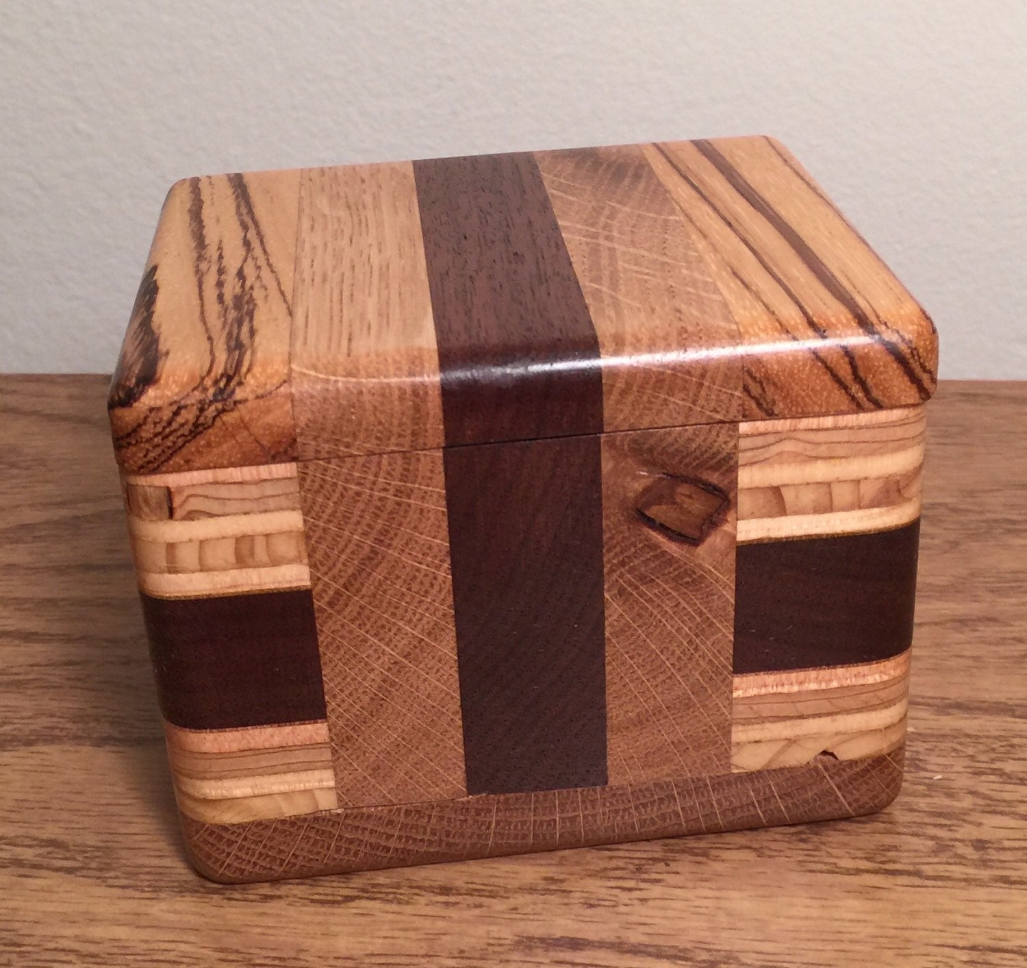 Handcrafted Bandsaw Jewelry/Trinket Box Made from Reclaimed Etsy