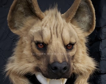 Hyena Mask/ Headdress combo - Read prior to order