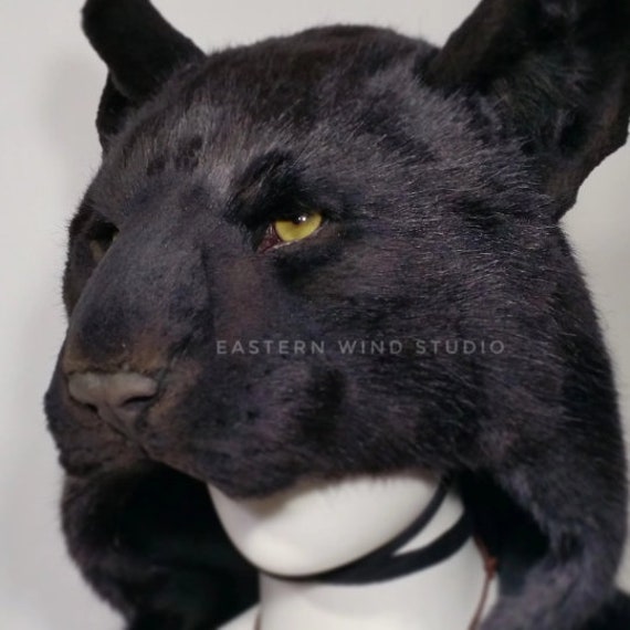 Black Panther / Jaguar Headdress Wrap Rug Costume Animal - Etsy Black Panther / Jaguar Headdress Wrap Rug Costume Animal - Etsy