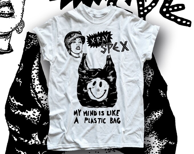 Xray Spex Plastic Bag Tshirt Etsy