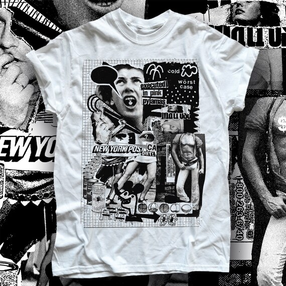Camiseta Punk del New York Post Etsy Espana