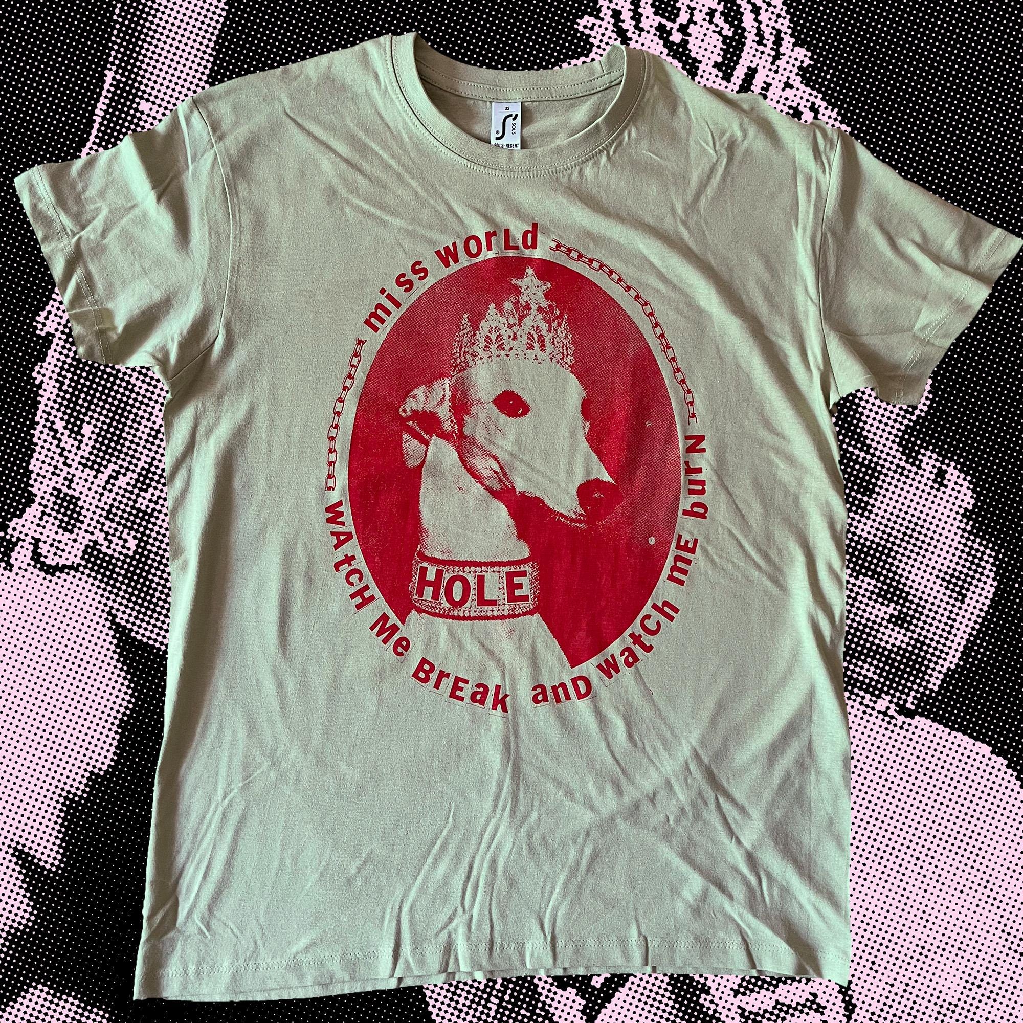 Vintage hole band tshirt - Etsy 日本