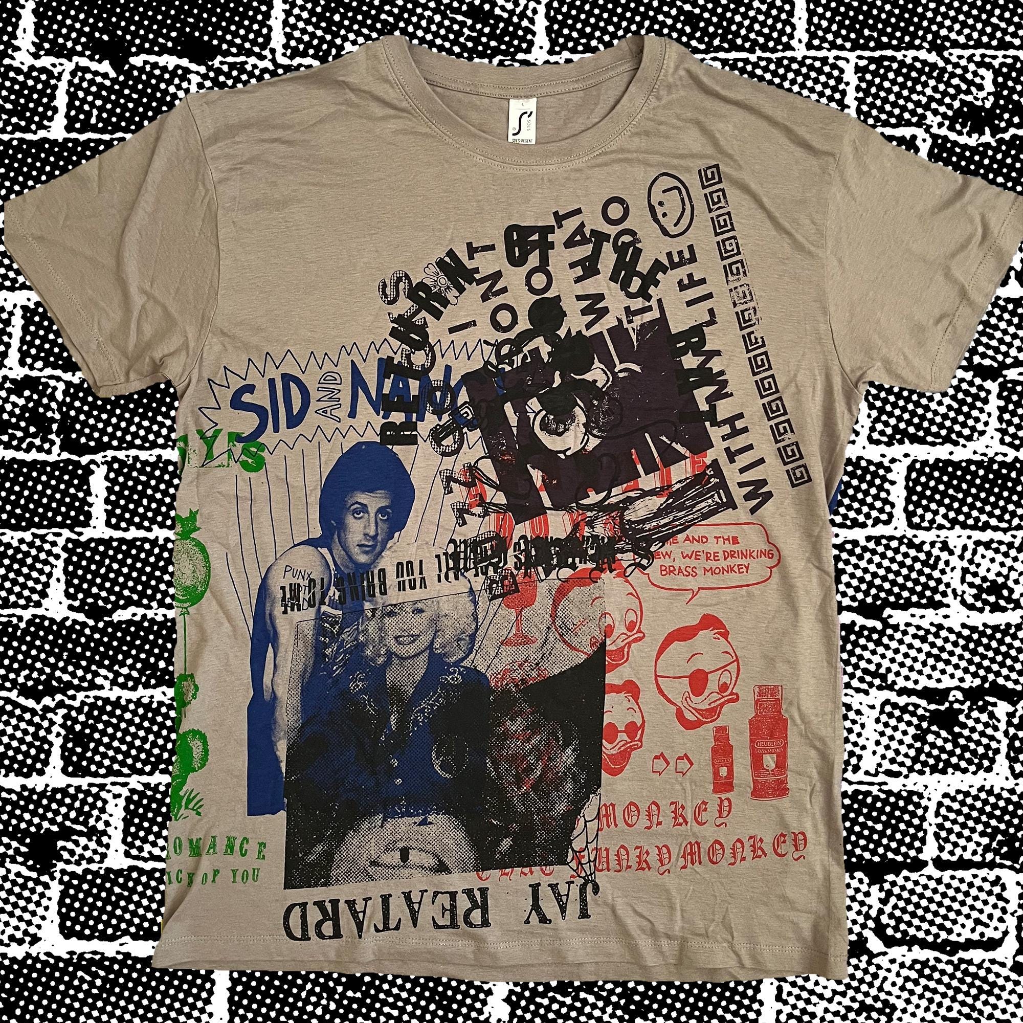 英国製PunkガーゼTシャツ80年代ビンテージ 英国製PunkガーゼTシャツ80