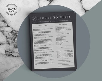 Leonile Sotherby Resume Bundle para Microsoft Word e Apple Pages