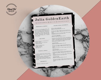 Beautiful Modern Resume Template for Microsoft Word