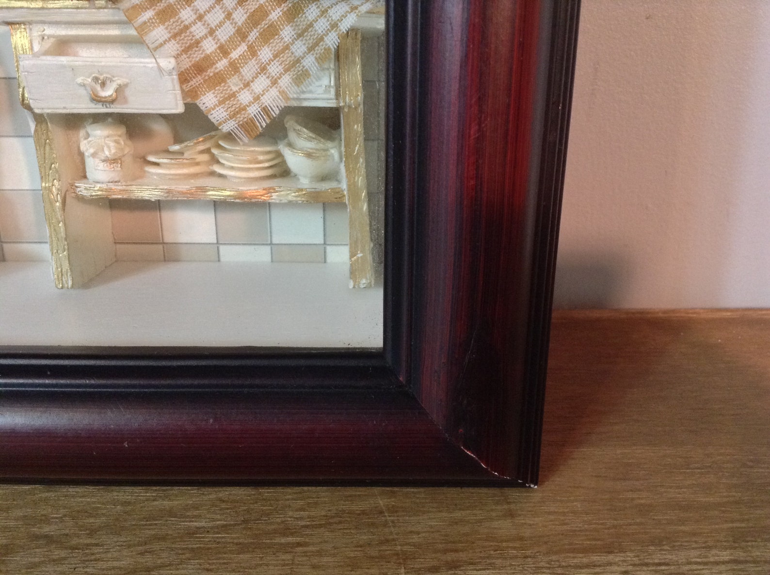 Shadow Boxing Kitchen Arister Gifts Shadow Box With Pig Cooking in Kitchen, Kitchen Wall ...