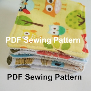 Reusable Makeup Remover Pads Sewing Pattern: Zero Waste Facial Wipes (PDF Pattern)