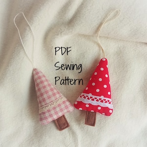 Christmas Tree Ornament Sewing Pattern: DIY Holiday Decor (PDF Pattern)