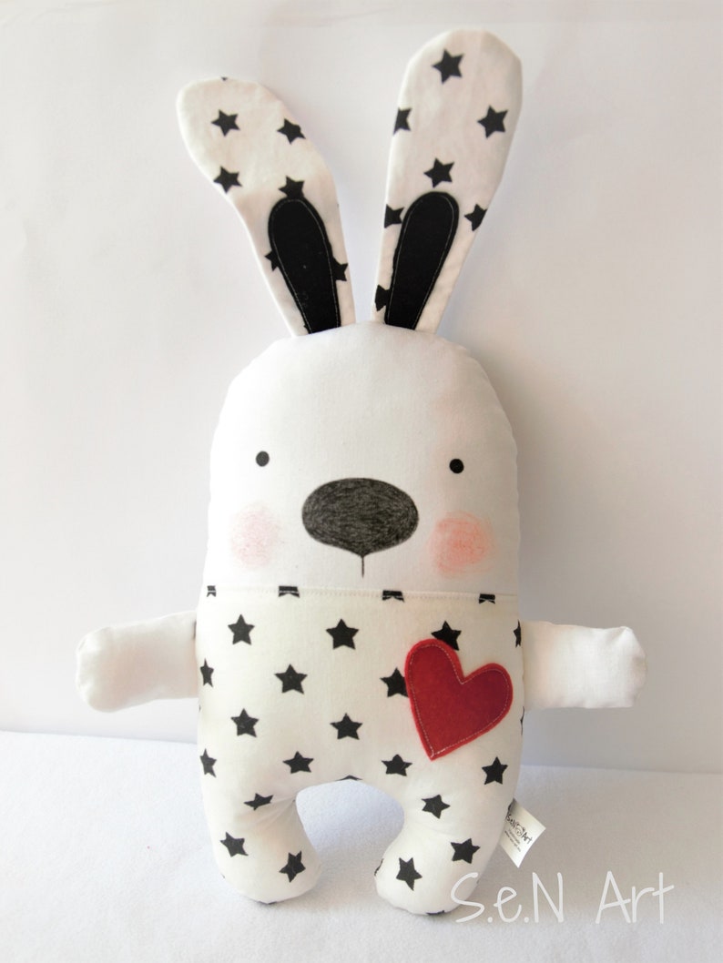 red stuffed bunny
