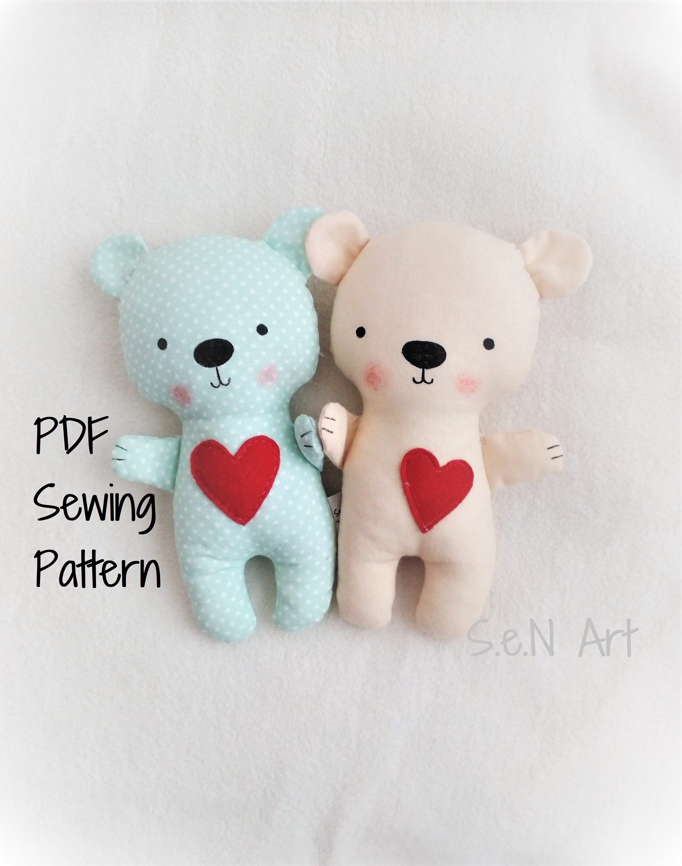 15 Free Teddy Bear Sewing Patterns - DIY Crafts