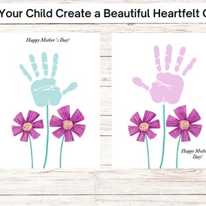 Printable Mothers Day Handprint Art Activity Printable Mothers Day Gift ...