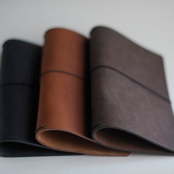 Creme Brulee in  4 sizes  -  Leather Travelers Notebook