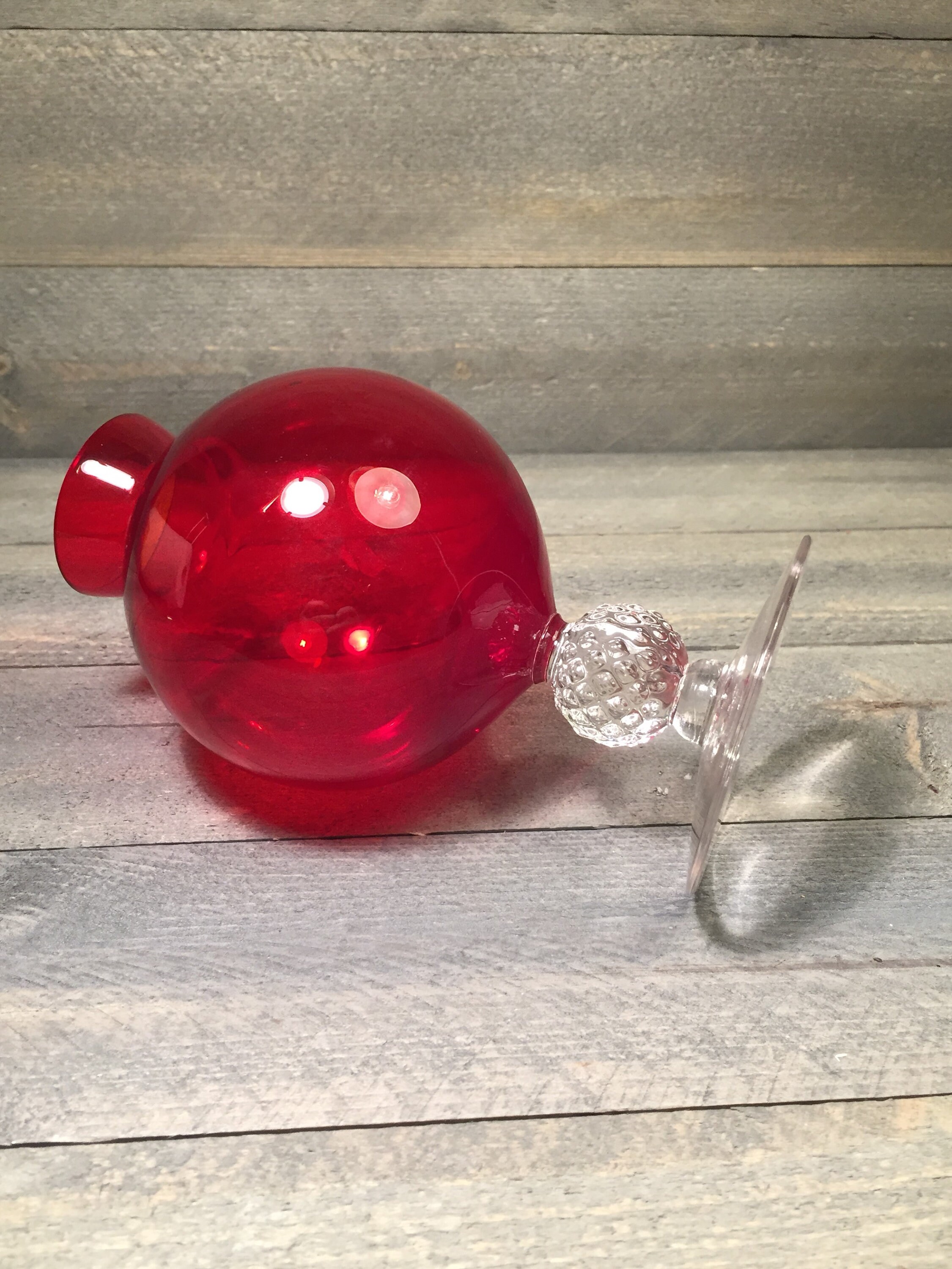 Rub Glass Golf Ball vase por Glass Co. Etsy