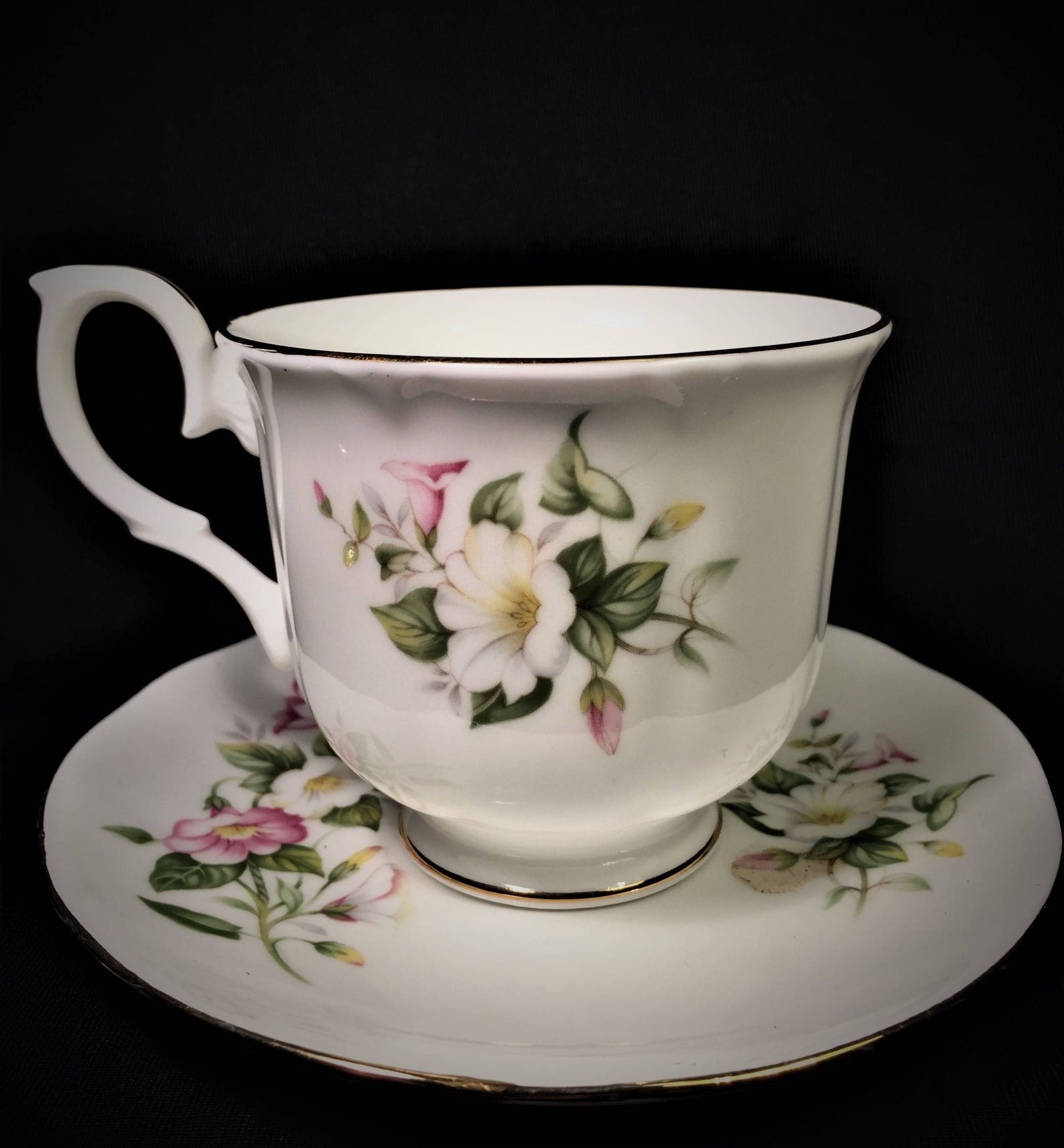 Duchess Fine Bone China Tea Cup and Saucer Made in England Etsy