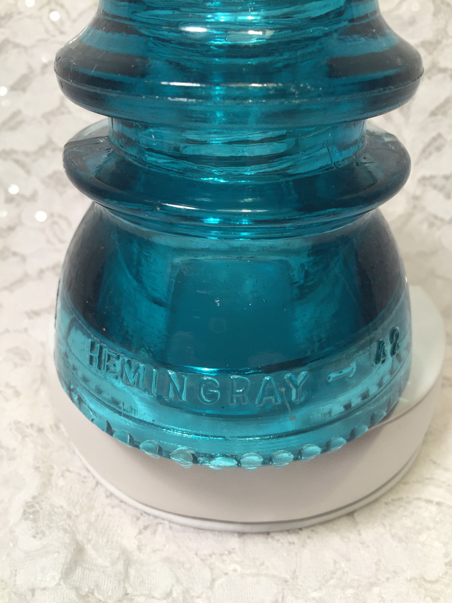 Hemingray 42 Glass Insulator in Hemingray Blue Etsy