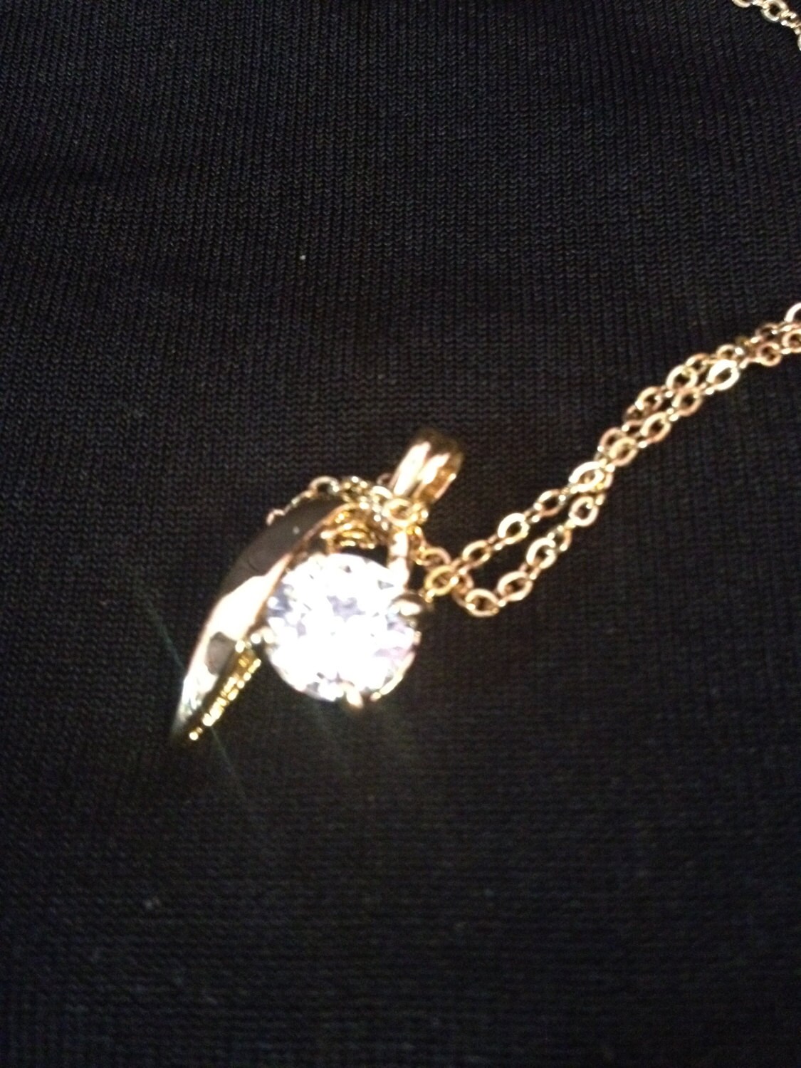 【国内正規品】 Lind Cubic and Necklace Pendant Electroplated) (gold GE 14KT ネックレス・ペンダント