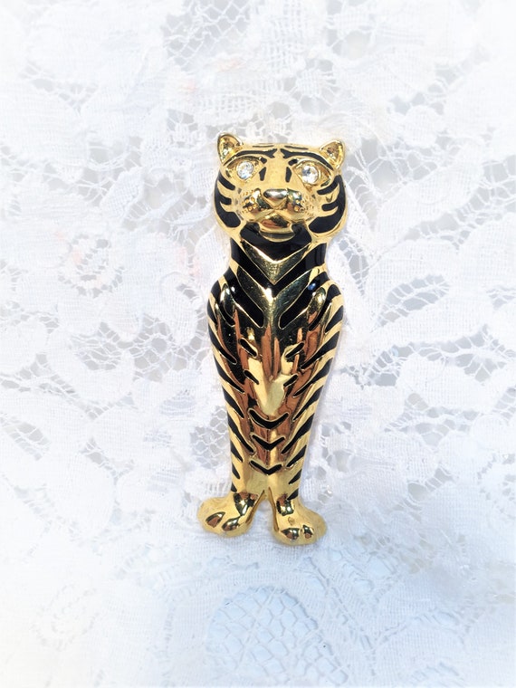 Tiger brooch sales