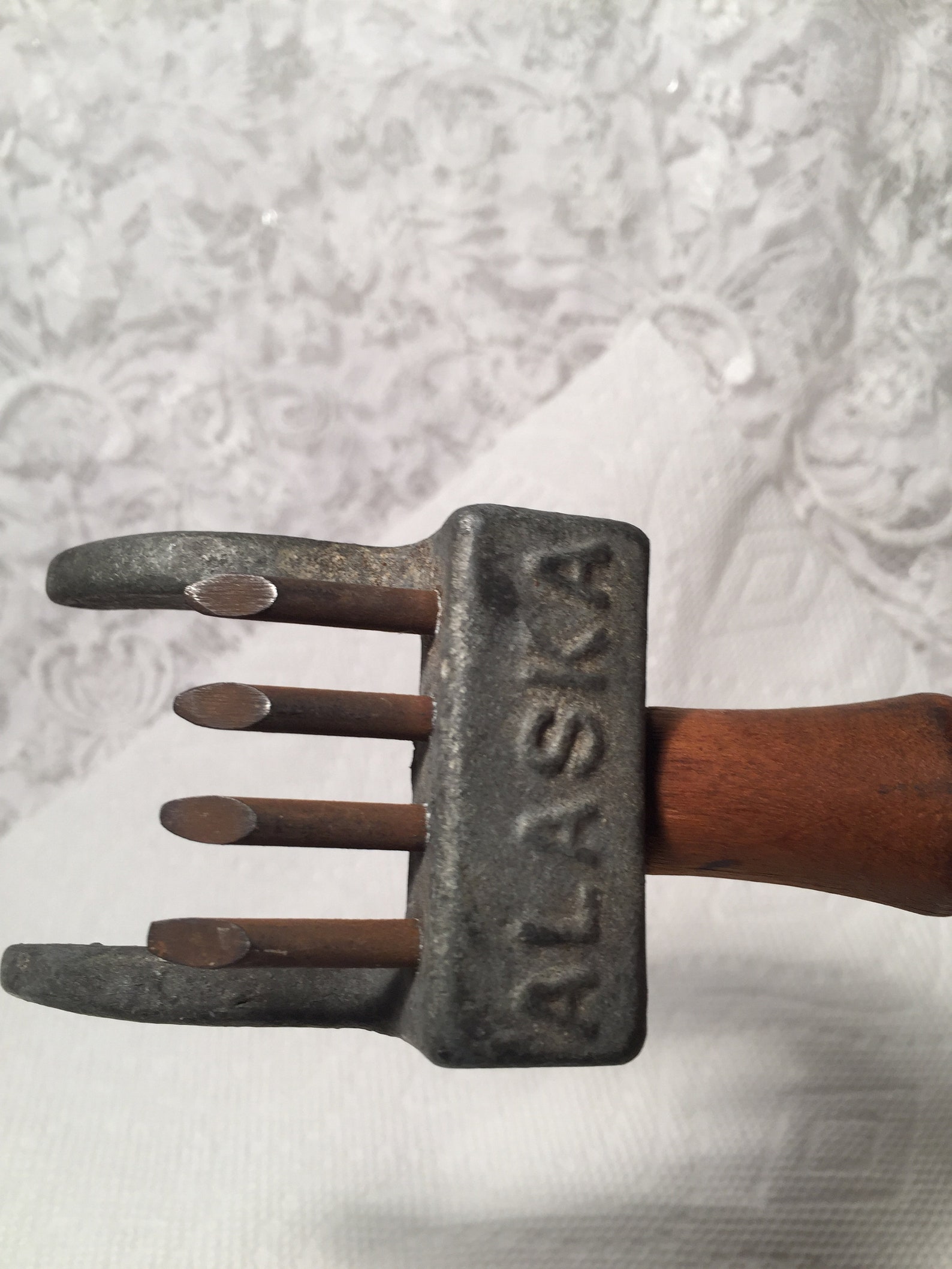 Alaska ice Reducer Antique Tool Wood and Metal Etsy