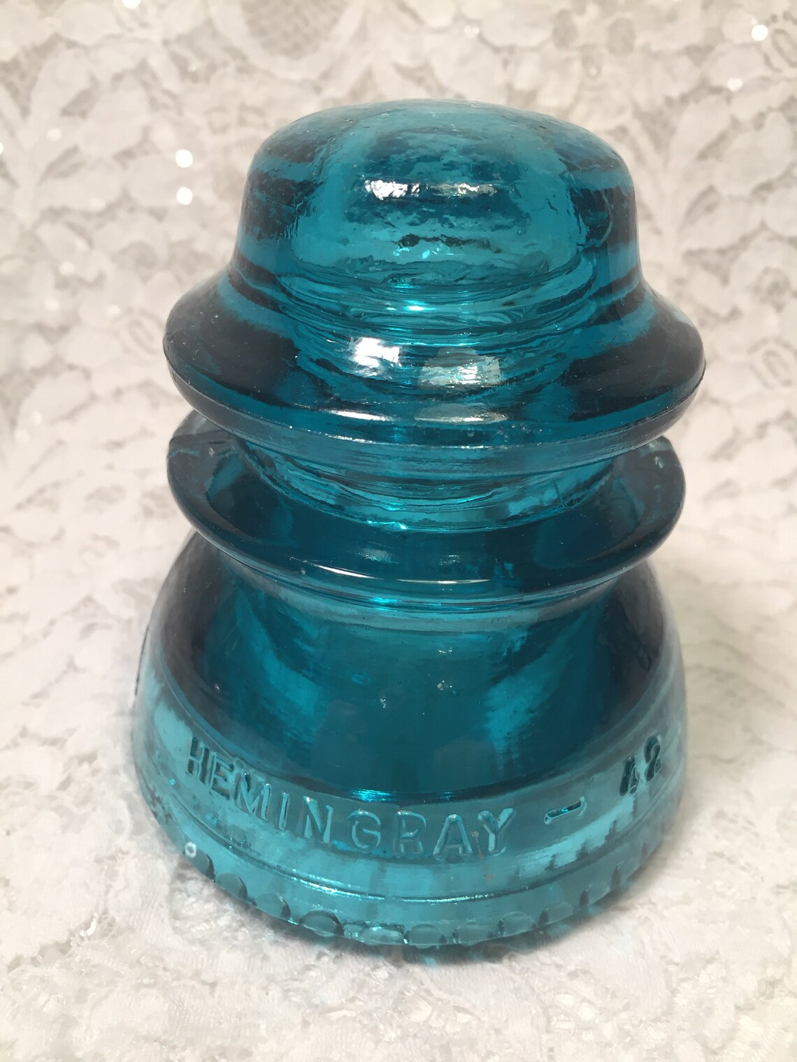 Hemingray 42 Glass Insulator in Hemingray Blue Etsy