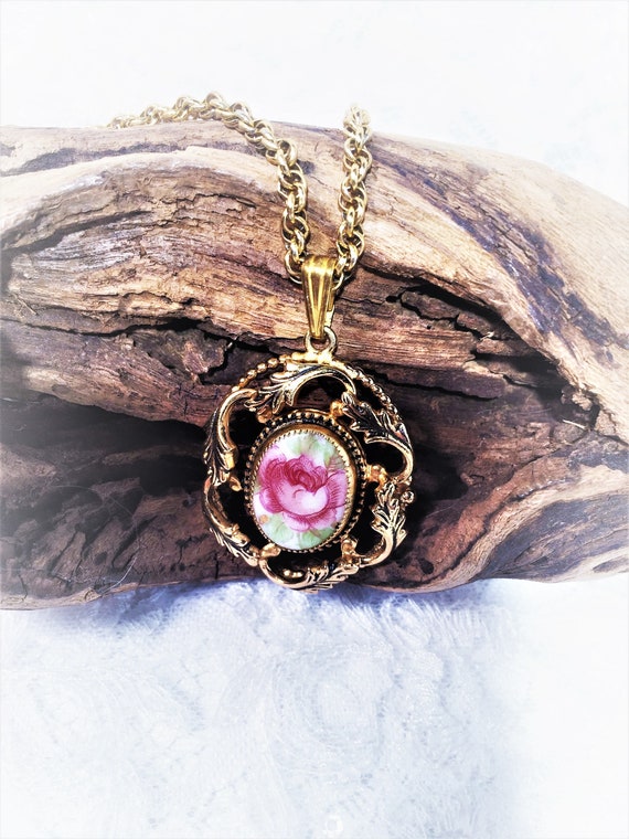 Whiting davis cameo necklace cheap