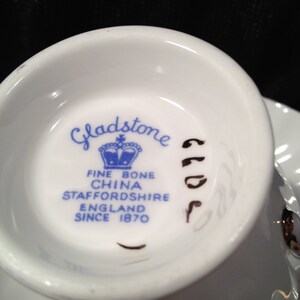 Gladstone Fine Bone China Staffordshire, England, Lily Design Tea Cup ...