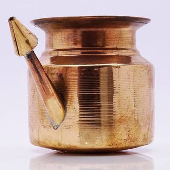 Vintage Copper Neti Lota for Yoga and Meditation, Sinus Irrigation, Neti  Yoga, Neti Kriya, Helps in Asthma and Nasal Cleaning 