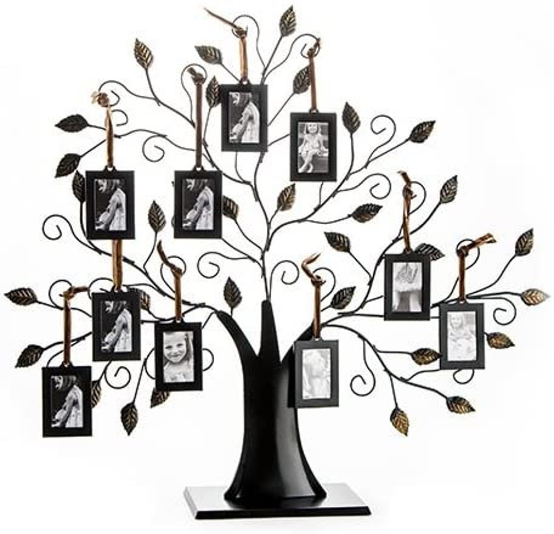 Family Tree Picture Frame Stand with 6 Hanging Photo Picture Etsy