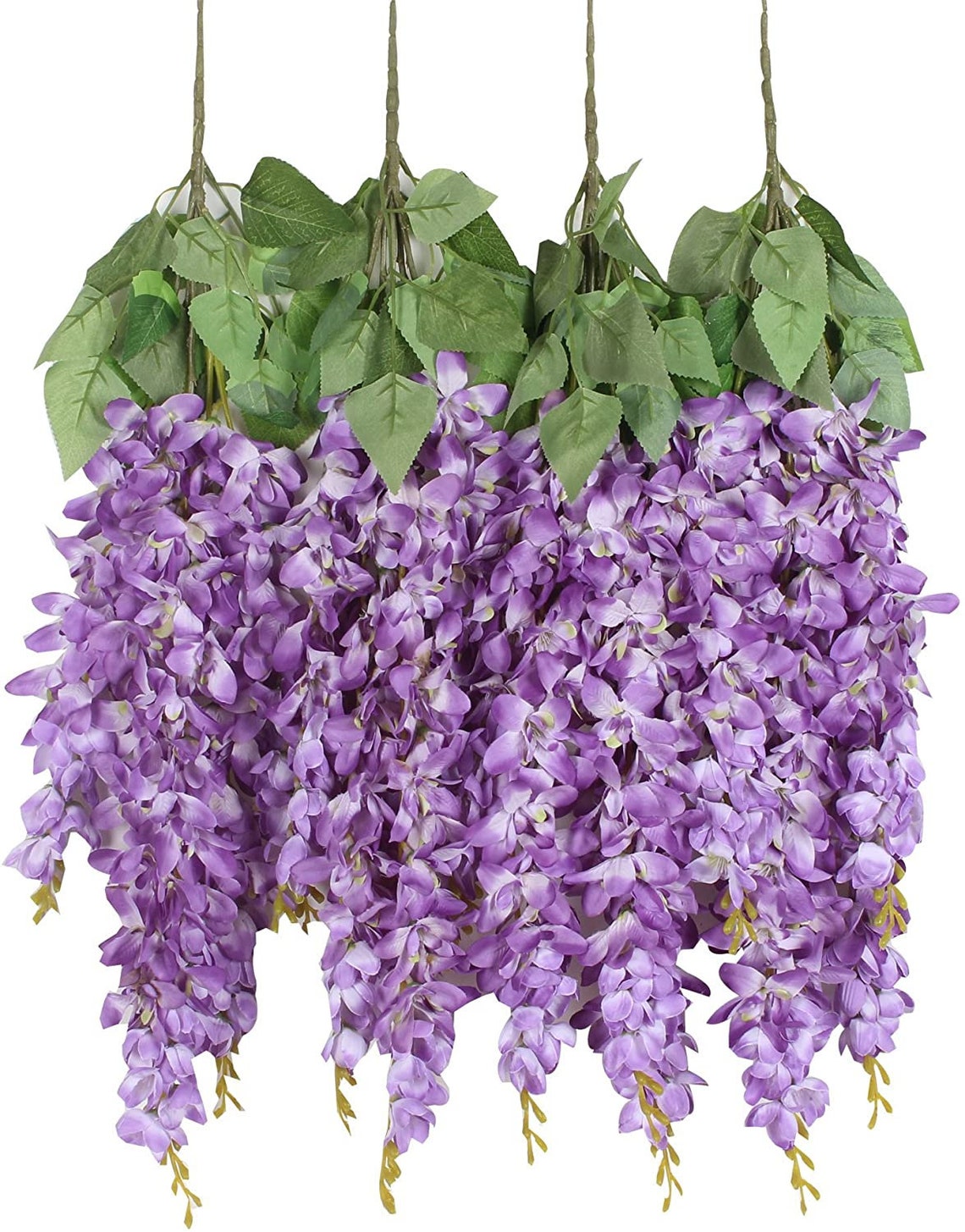 Artificial 2.13 Feet Hanging Wisteria Vine Fake Flower Bush Etsy