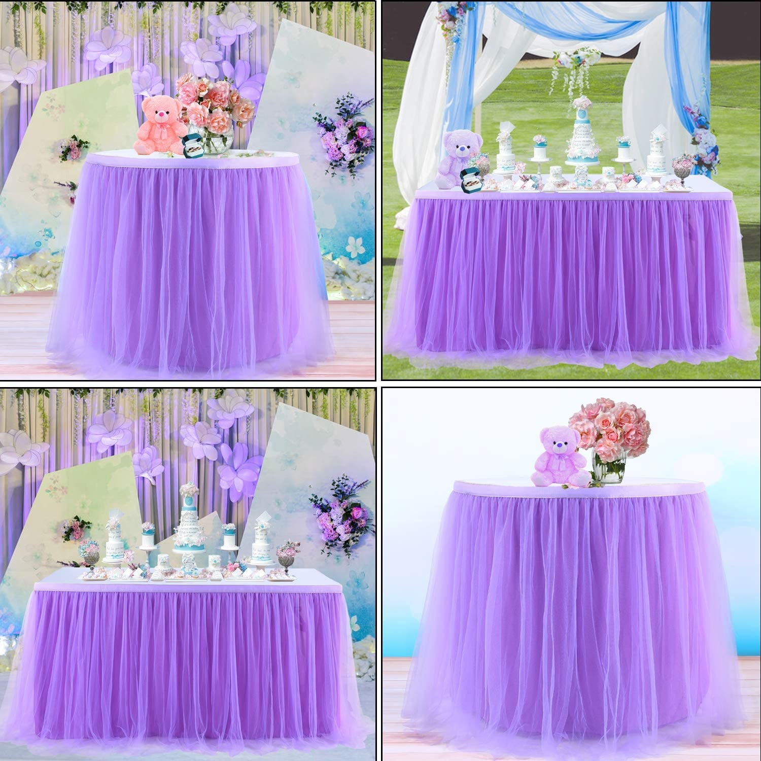 Tulle Table Skirt Tableware Table ClothTutu Table Skirting Etsy