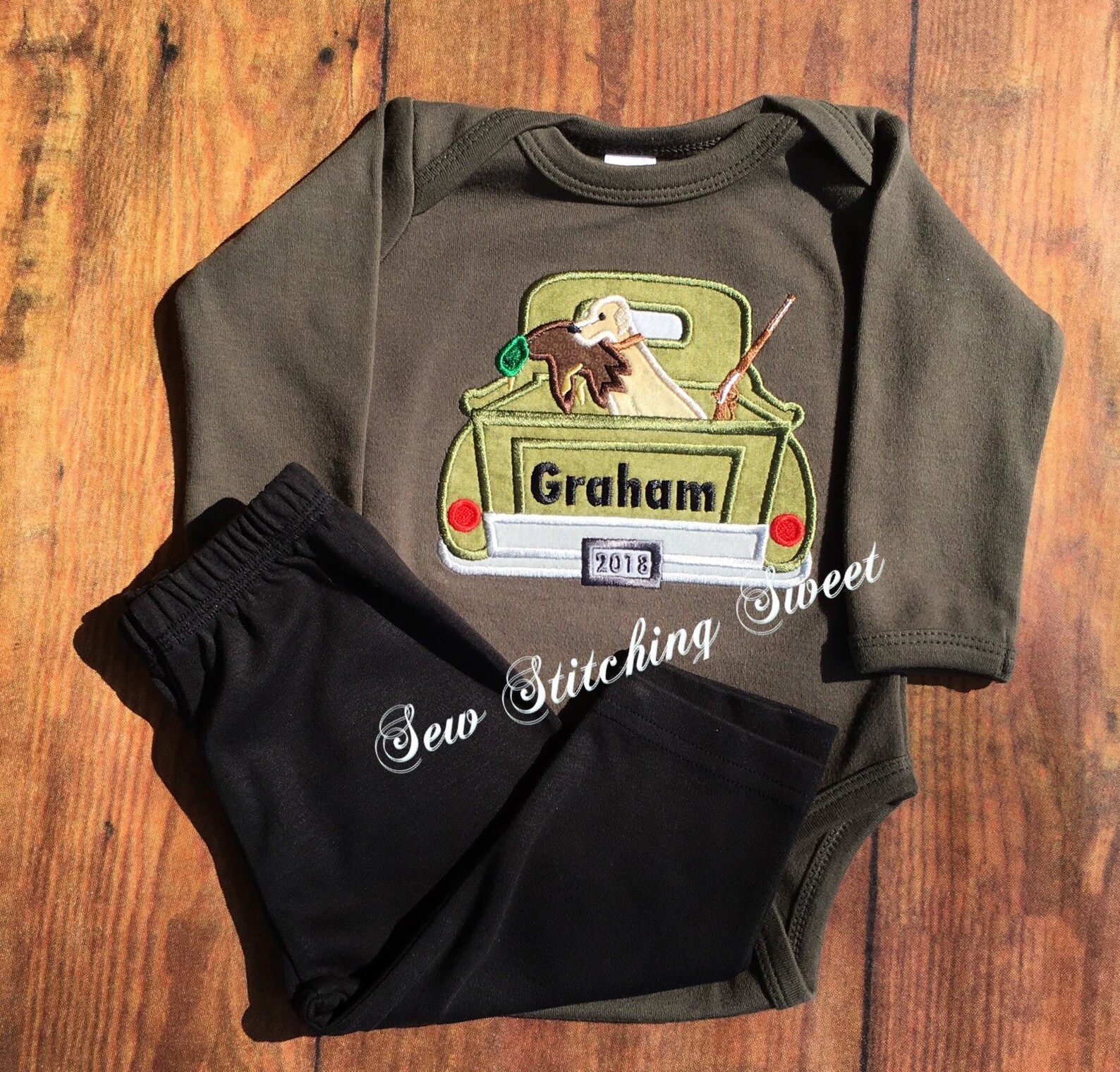 Baby Duck Hunting Shirt Boy Duck Hunting Bodysuit Etsy