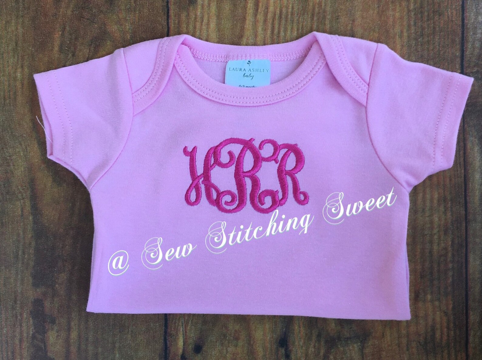 Monogrammed Baby Girl Bodysuit Personalized Baby Girl Clothes Etsy