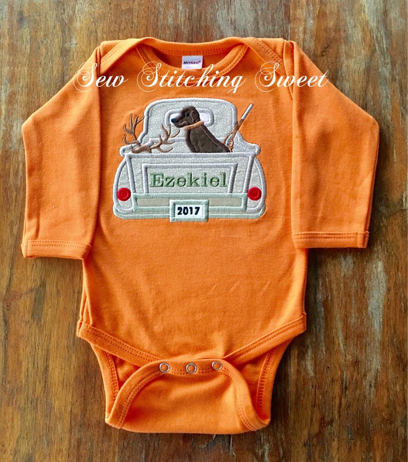 Deer Hunting Shirt Personalized Deer Hunting Bodysuit Deer Etsy