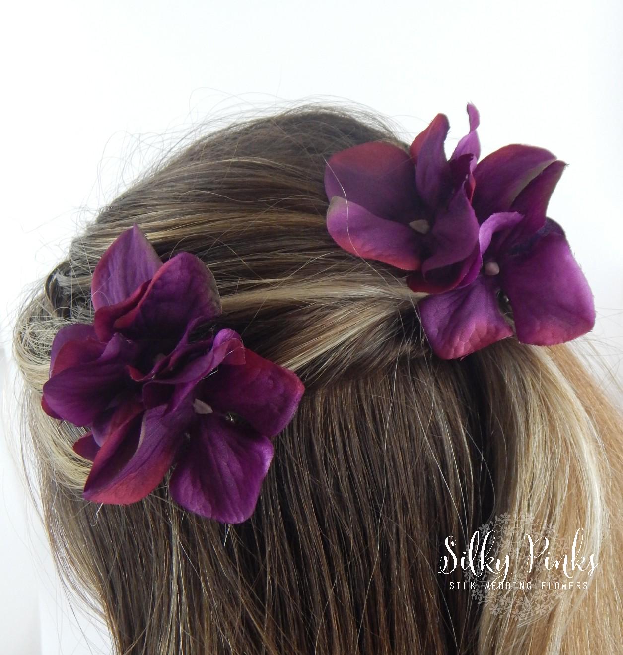 Große Rosen-Haarklammer In Flieder – Lotusblüten-Design, Aus Kunststoff/Polyester, Dekoratives Haaraccessoire