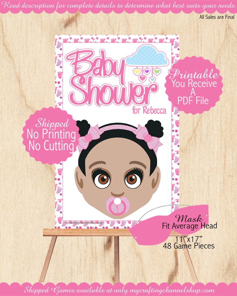 pin the binky on the baby