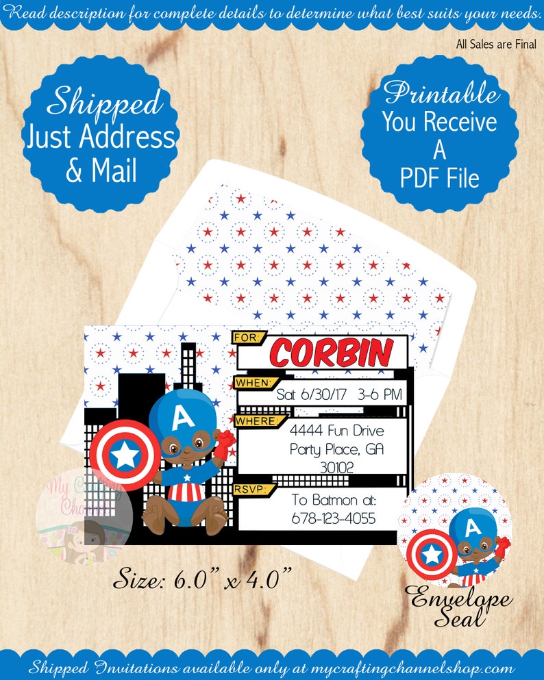 Personalized Captain America #3B ChipTreat Bag,Birthday,Chip Bag Favor Bag,Superhero,Superhero Chip Bag