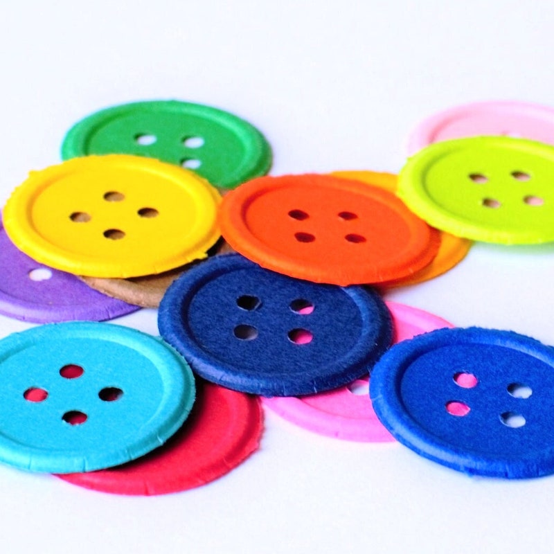 Embossed Buttons - Etsy
