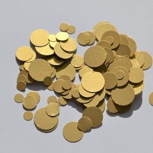 Gold Confetti - Two Sided - Silver Confetti - Metallic Confetti - Gold Metallic Confetti - Silver Metallic Confetti - Gold Party Decor
