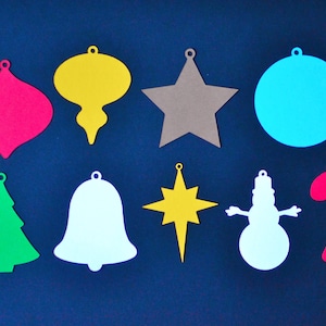 Christmas Die Cuts Any Shape Size Color - DIY Christmas Ornaments - Wishing Tree - Holiday Die Cut - Christmas Decoration -  Christmas Craft