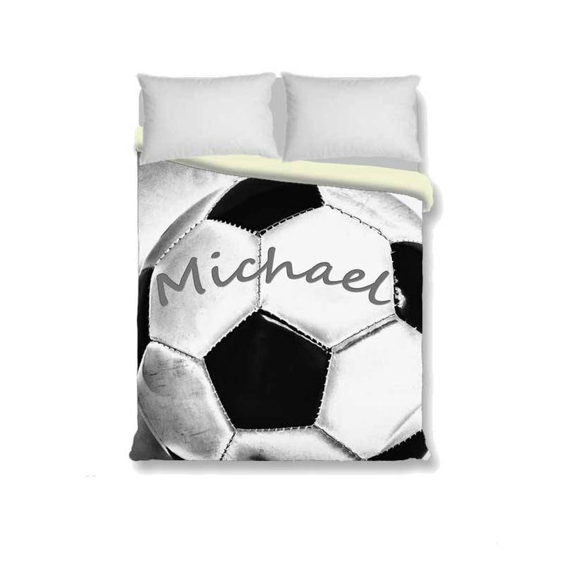 Personalized Duvet Cover Soccer Duvet Cover Sports Duvet Etsy