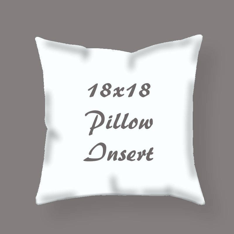 18 square pillow insert