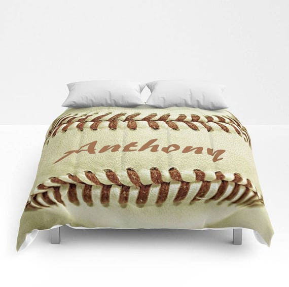 Custom Comforter Baseball Comforter Bed Comforter Baseball Etsy