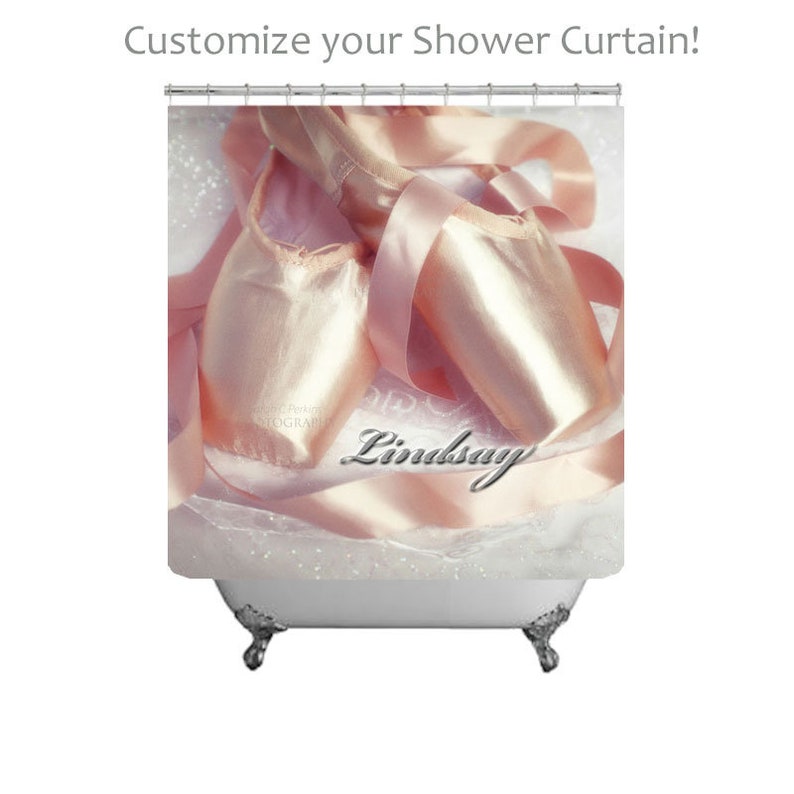 ballet shower curtain-girls bathroom-teen decor-ballet | etsy